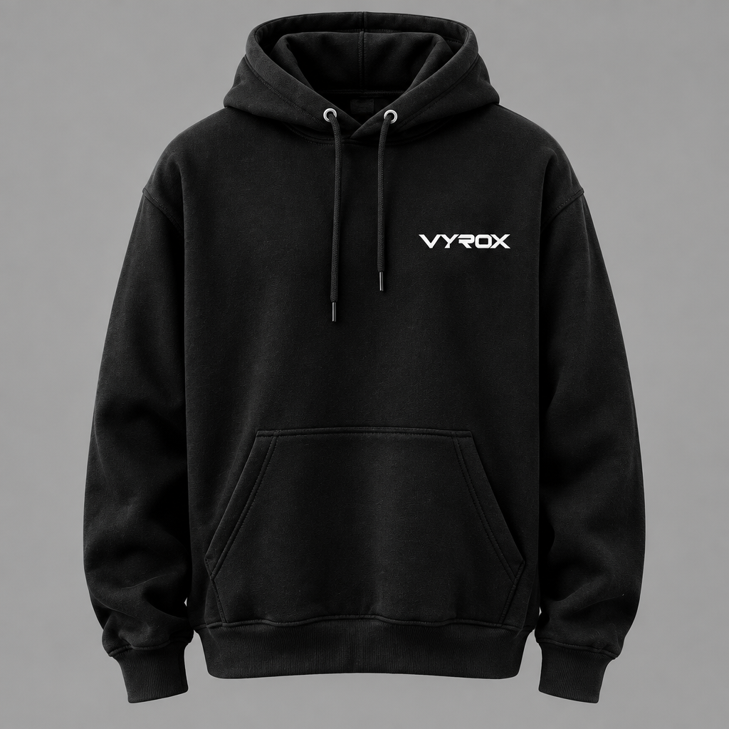 Moletom Vyrox Canguru Preto