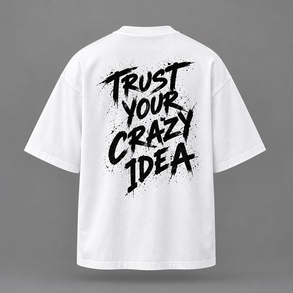 Camiseta Oversized Vyrox branca new grafitti